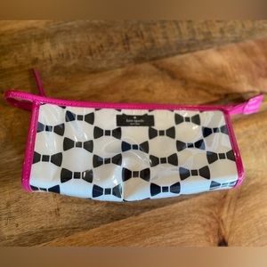 Kate Spade Bow cosmetic/pencil bag